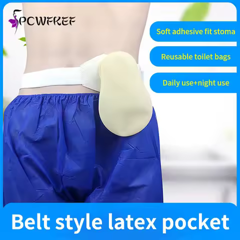 Silicone Colostomy Bags Ostomy Belt Drainable Urostomy Bag After Colostomy Ileostomy Pouch Ostomy Be