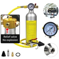 Car Air Conditioning Clean Tool Fushing Set Alat Pembilasan Pipa Sistem A / C Otomotif Flushing Flus