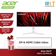 Acer Nitro XZ306CX Curved Gaming Monitor - 29.5"/1ms VRB/2560x1080/200Hz/VA Panel/Speaker/200Hz/3 ye