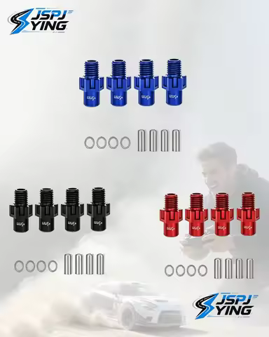 +5mm Widened 17mm Hex Wheel Hub Adapter CNC 7075 Aluminum Alloy Fit traxxas Jato 4X4 VXL 1/8 RC Offr