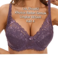 Buy one get one Bra cup D hook 4 lace material without foam