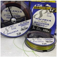 Senar PE X8 Daiwa Saltiga Durasensor 200m / 300m Multicolor LZ