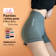 Angelmommy Yoga fitness shorts tight women's sports underwear elastic high-waisted seamless safety p