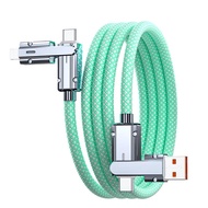 4 In 1 100W Type C to Type C Cable for iPhone 15 Pro Max 3 IN 1 USB Type C Fast Charging Cable USB C