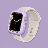 Apple Watch 9/8/SE2/7/6/SE/5/4/ 邊框保護殼-紫羅蘭色