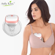 zhiwen1 Anly Kiss Wearable Electric Breast Hands Free Portable Wireless Breastfeeding Pump Painless 