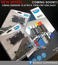 ผ้าเบรคหน้า Bendix Africa Twin ADV750 CBR650R 2019 up 🏁1ข้าง 1คันใช้2ข้าง