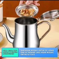 Teko saringan minyak bekas goreng/oilpot model teko/ penyaring minyak/teh