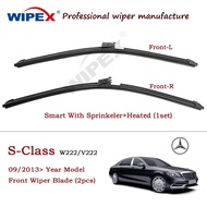 Original Front Wiper For MERCEDES-BENZ-S-Class W222/V222 (09/2013>)25"+23'' 119120 Smart water spray