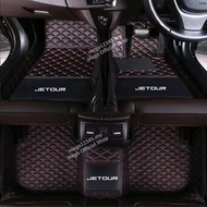 Jetour T2 5-seater petrol Right hand drive RHD Car Mat Leather Car Floor Mat Car Carpets Karpet Leat