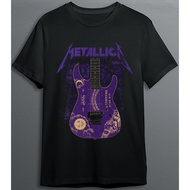 METALLICA KIRK HAMMETT PURPLE OUIJA GUITAR T-shirt