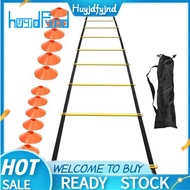Agility Ladder Set 20Ft Adjustable Speed Training Ladder with 12 Football Training Disc for Soccer, 
