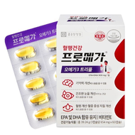 【預購/全新未拆封】韓國鍾根堂Omega-3魚油膠囊60顆/盒 ChongKunDang (654mg*60顆)歐米茄3
