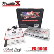 FORMULA-X เครื่องเสียงรถยนต์ ตัวปรับเสียง ปรีแอมป์ ปรีรถยนต์ 9 Band ปรี9แบนด์ (ซับรวม) Formula-X รุ่น FX-900X (สินค้าของแท้ประกันบริษัท 1ปี)