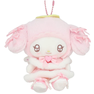 My Melody 天使與魔鬼系列毛公仔掛飾吊飾  (平行進口)