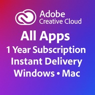 Adobe All Apps Subscription 1/6/12 Months | Official License | Use Own Adobe Account | 20+ Apps
