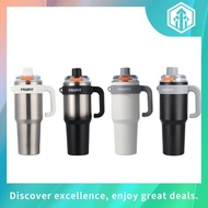 1250ML Large Capacity Insulated Tumbler Leak Proof Lid Stainless Steel Cup with Handle & Straw