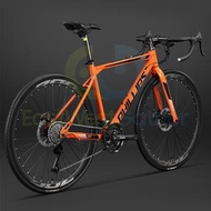 東西物聚 - 包安裝送貨-ICE-活力橙-24速-彎把-輕便超輕骑行單車 變速自行車 腳踏車 公路賽車