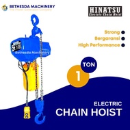 Hoist crane 1 ton Merk Hinatsu - 3 Phase