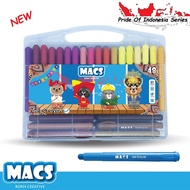 MACS Silky Gel Crayon 48 Colors Color/ Crayon Crayon for Kids Crayon Set