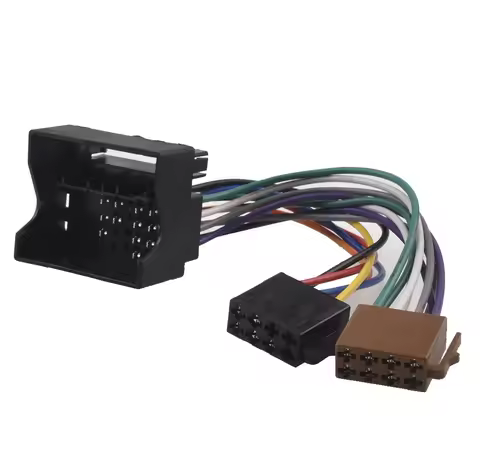 Car Stereo Radio ISO Lead Cable Wiring Connector Adapter For Peugeot 207 307 407 For Citroen Jumpy C