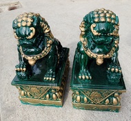 SHIBcoin ปูนปั้น สิงห์โต  นำโชค 1 คู่  (ขนาด L ประมาณ 14 x19x28 ซม.) เลือก 1 รายการ