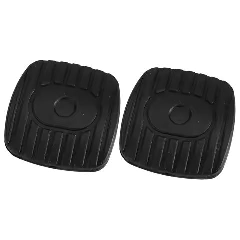 2Pcs Brake Clutch Pedal Pad Rubber Cover Black Fit for Nissan Note Cube Tiida Micra NV200 2009 2010