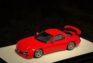 (Pre Order 預訂) 
PGM 1/64 Mazda 馬自達 RX7 紅色 合金全開模擬汽車模型