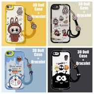 Casing iPhone 5 Casing iPhone 5s Casing iPhone Se 2016 Casing Compatible with 3D Doll Cool Cartoon C