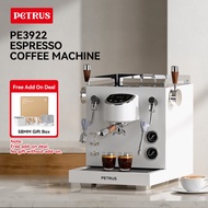 Petrus Espresso Coffee Machine Time &Temperature Adjustable 3-hole Steam Wand Semi-commercial PE3922