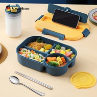 VandHome Microwave Lunch Box For Kids School Plastic Food Container Leak-Proof Bento Lunch Box With Compartment Lunch Container