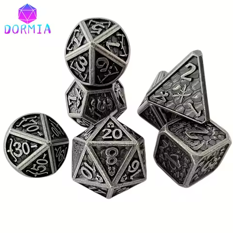 Polyhedral Dice Set for DND RPG Party/Family Table Board Role Playing Game Dados D4 D6 D8 D10 D% D12