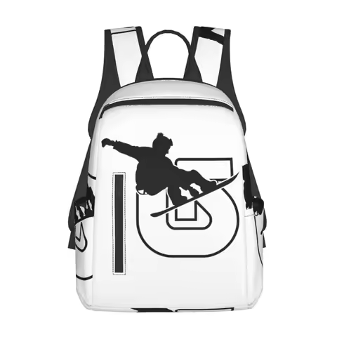 Burton Snowboard Sportive Backpack Daypack Large Capacity Children BookBag School Bag Shoulder Bags 