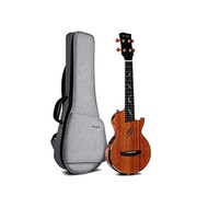 【EnyaEUT-Feather Acoustic Plus】Enya tenor ukulele electric ukulele mahogany all veneer (CNC machined 3 piece) colorful wing inlay double strap case pickup four