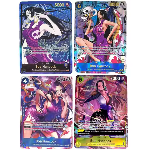 One Piece TCG Boa Hancock Proxy card Warlord Kuja Pirates Alternate Art Parallel Foil Full Art OP01/
