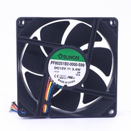 SUNON Jianzhun PF80251B2-0000-S99 12V 3.4W 8025 8CM PWM Temperature Control Fan