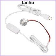 LANHU LED Spotlight, 5V USB Powered Stepless Dimming Spotlight, Mini Dimmable Breathing Mode and Con