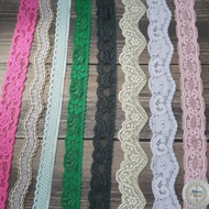 Elastic Rubber Lace 1 cm to 5 cm