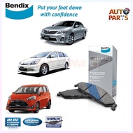 Bendix DB1802MKT Front Brake Pad - Toyota Altis ZZE142/ Wish/ Sienta