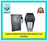 Carwash Vendo Machine 5 Peso Coins Slot Old and New