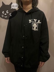 Ne-net🐱Nya連帽外套 （黑/藍色2色）。（M/L size)