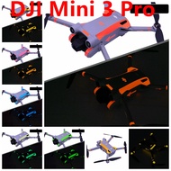 6-Colors Vinyl Decal Skin Compatible with DJI Mini 3 Pro Quadcopter Drone wrap Cover Noctilucent Sti