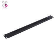 [Baosity] 1U 19" Rack Mount Network Brush Tidy Panel