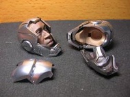 Y5頭雕館 HT鋼鐵人2黑人明星臉頭雕一顆 (裝甲版 面罩可拆 下巴可活動) mini模型