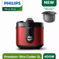 Rice Cooker - PHILIPS Rice Cooker 3 in 1 2 Body Stainless 2 Liter