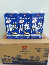 Susu Diamond UHT 1 Liter 1 Dus