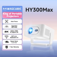 Magcubic HY300Max Projector 400 ANSI Auto Focu Android 14 8K 4K 1080P Support WiFi6 Portable Mini