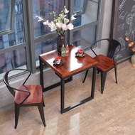 Retro American Table Chair Music Western Restaurant Bar Restaurant Hotel Small Hotel Commercial Cafe