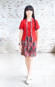 (COD) couple Kebaya Anak - Kemeja batik anak untuk usia 1 sampai 12 tahun