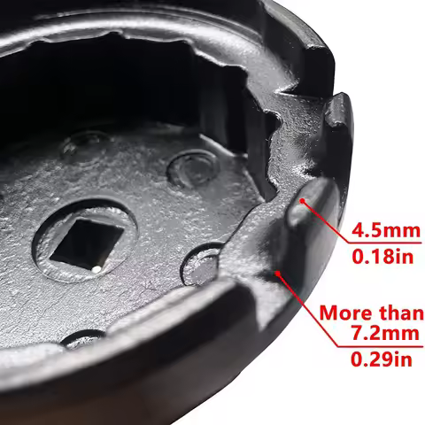 Oil Filter Cap Wrench 14 Flutes 4 Slots Removal Tool For Toyota Camry RAV4 Highlander 2.5L-5.7L Engi